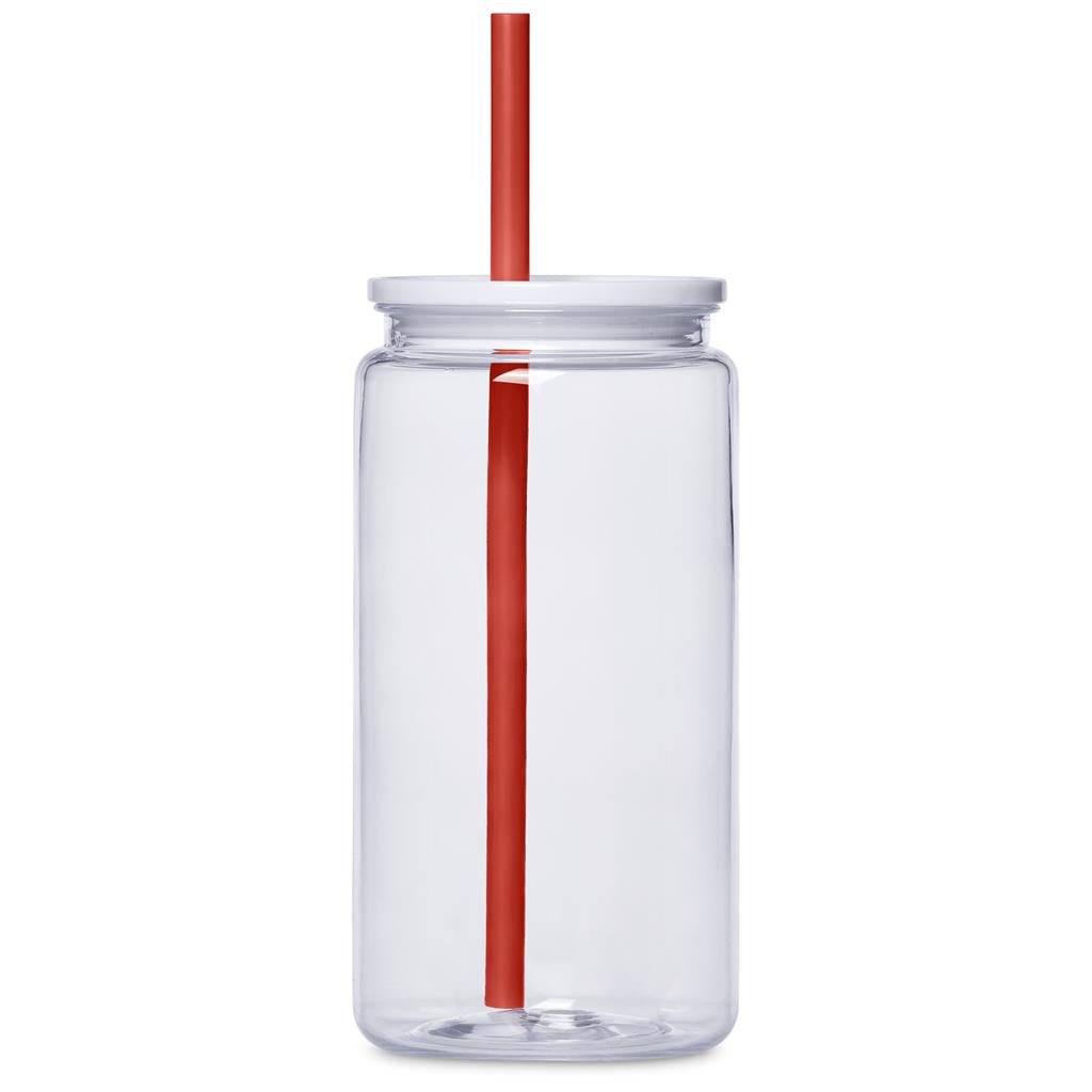 Mina Plastic Tumbler and Straw - 550ml - Retail Therapy Online