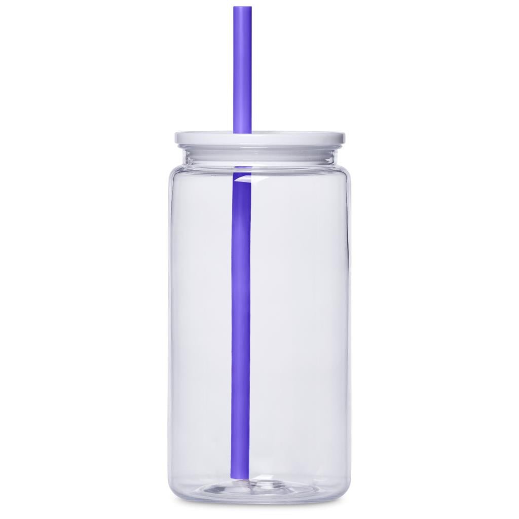 Mina Plastic Tumbler and Straw - 550ml - Retail Therapy Online