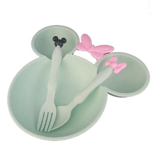 Minnie/Mickey Mouse Plate & Cutlery Set - Retail Therapy Online