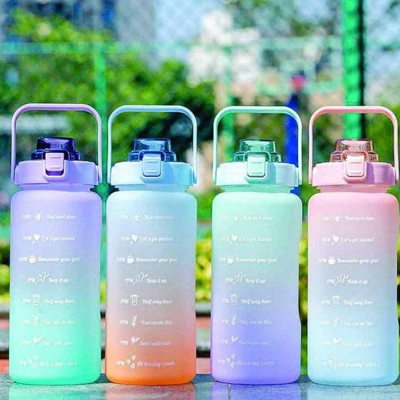 Motivational Water Bottle 2 Litre - Retail Therapy Online