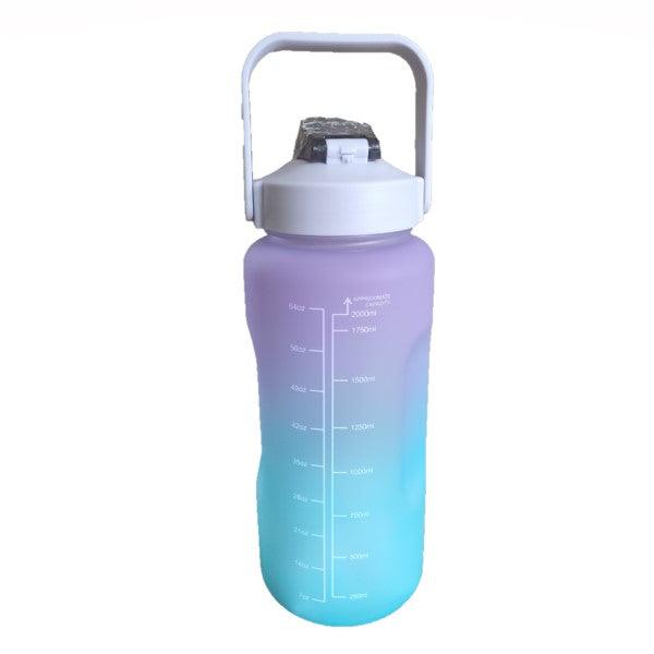 Motivational Water Bottle 2 Litre - Retail Therapy Online