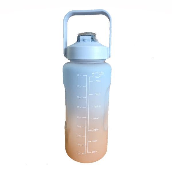 Motivational Water Bottle 2 Litre - Retail Therapy Online