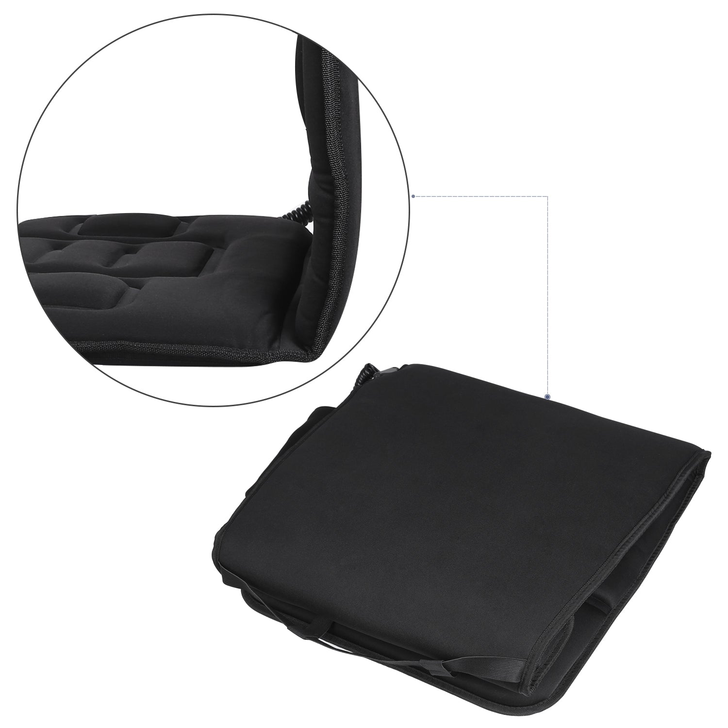 Naipo Portable Seat Massager with Vibration & Heat - Retail Therapy Online