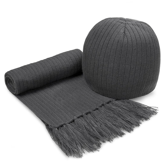 Nebraska Scarf & Beanie Set with Bag - Retail Therapy Online
