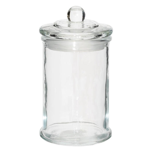 Neptune Glass Small Jar with Lid - Pack of 2 - Retail Therapy Online