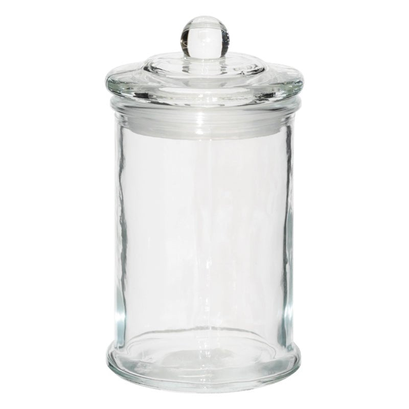 Neptune Glass Small Jar with Lid - Pack of 2 - Retail Therapy Online