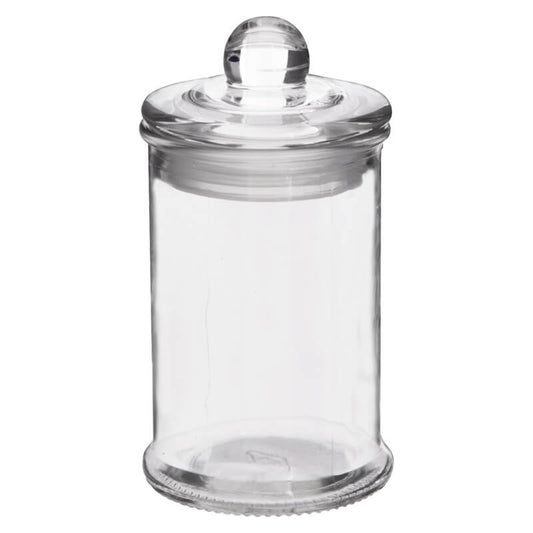 Neptune Glass Small Jar with Lid - Pack of 2 - Retail Therapy Online