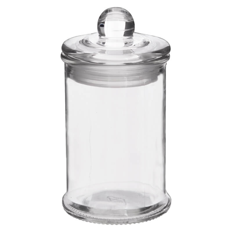 Neptune Glass Small Jar with Lid - Pack of 2 - Retail Therapy Online