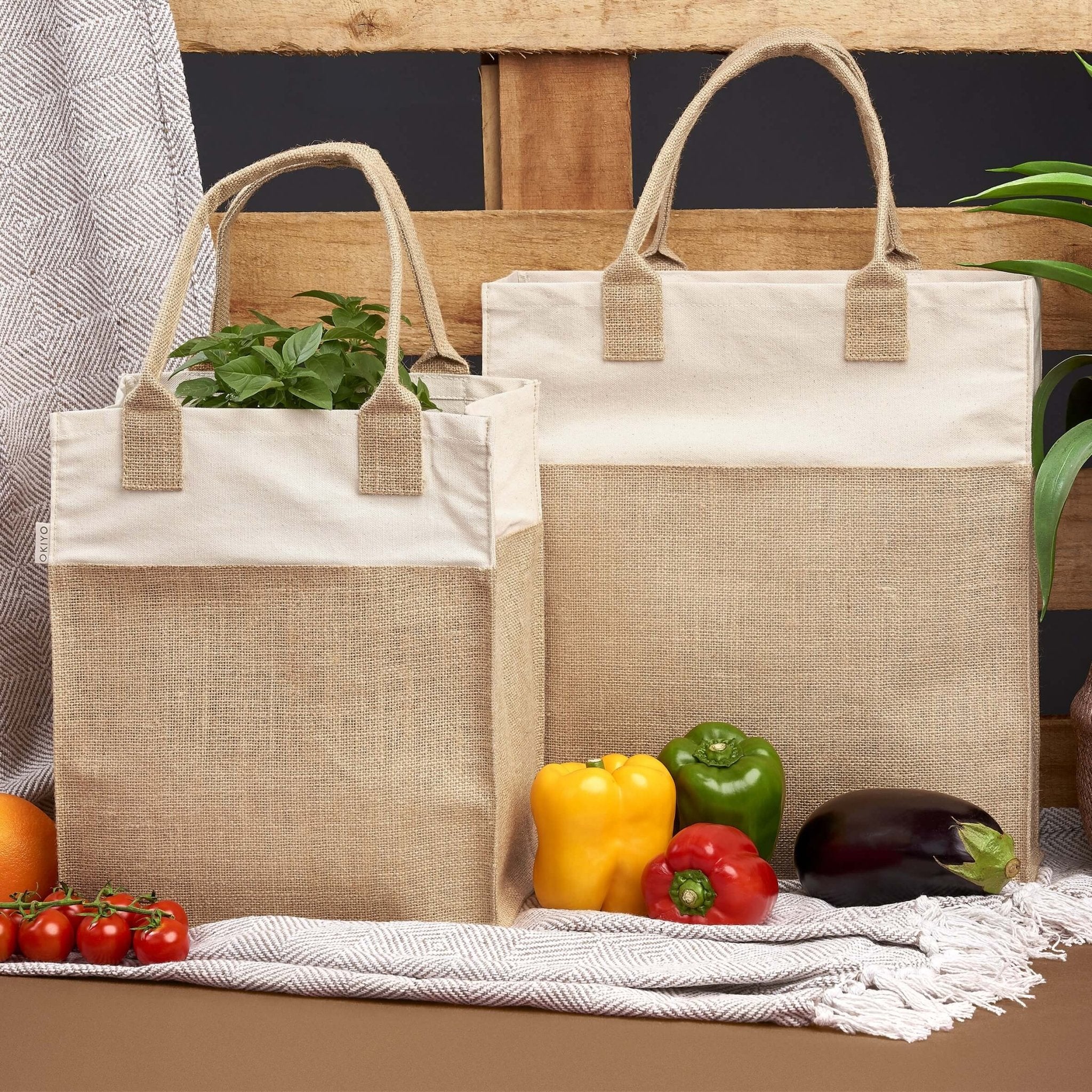 Okiyo Atsui Jute Tote - Retail Therapy Online