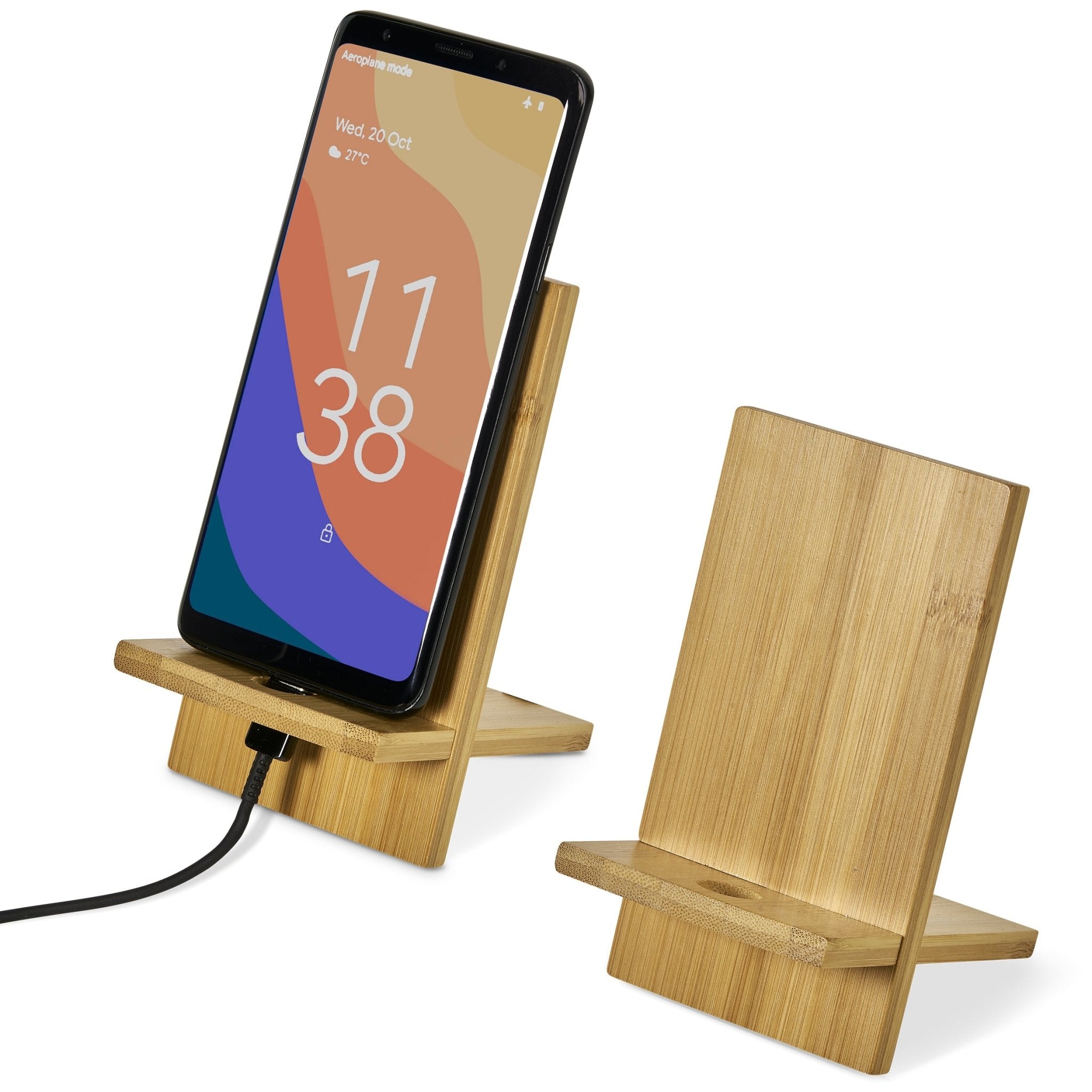 Okiyo Bamboo Phone Stand - Retail Therapy Online