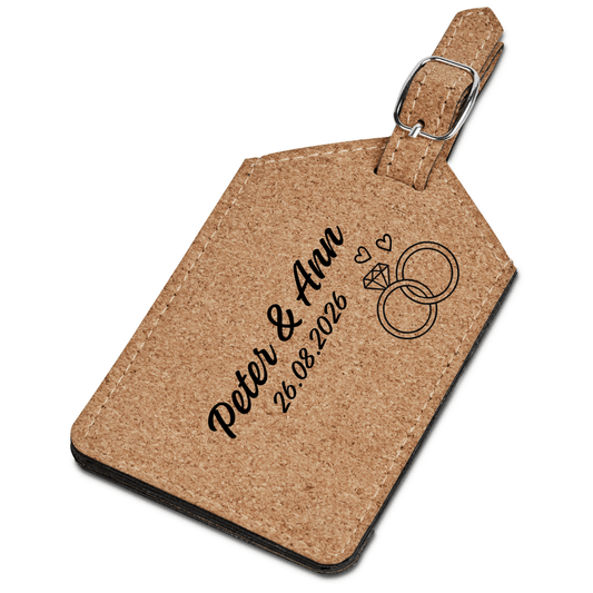 Okiyo Bouken Cork Luggage Tag - Retail Therapy Online