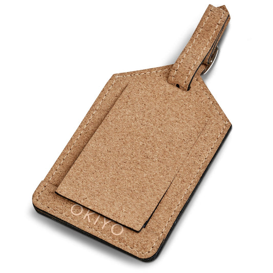 Okiyo Bouken Cork Luggage Tag - Retail Therapy Online