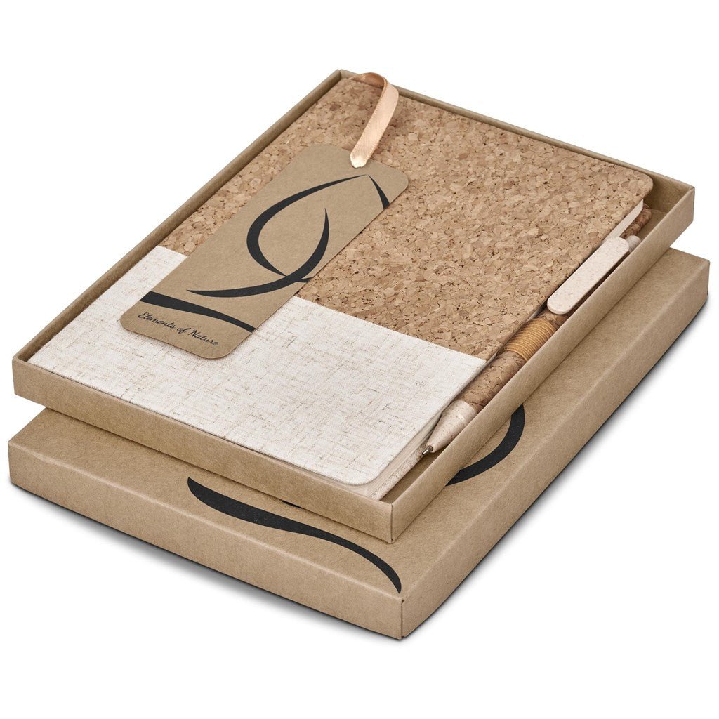 Okiyo Cardon Cork A5 Notebook Giftset - Retail Therapy Online