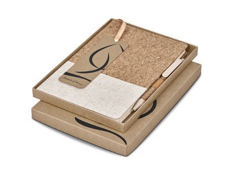 Okiyo Cardon Cork A5 Notebook Giftset - Retail Therapy Online