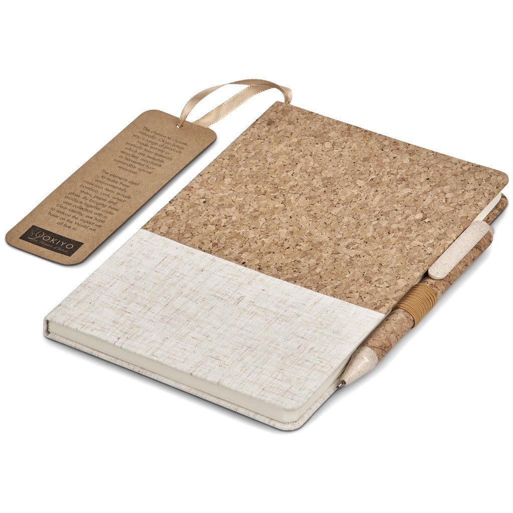 Okiyo Cardon Cork A5 Notebook Giftset - Retail Therapy Online