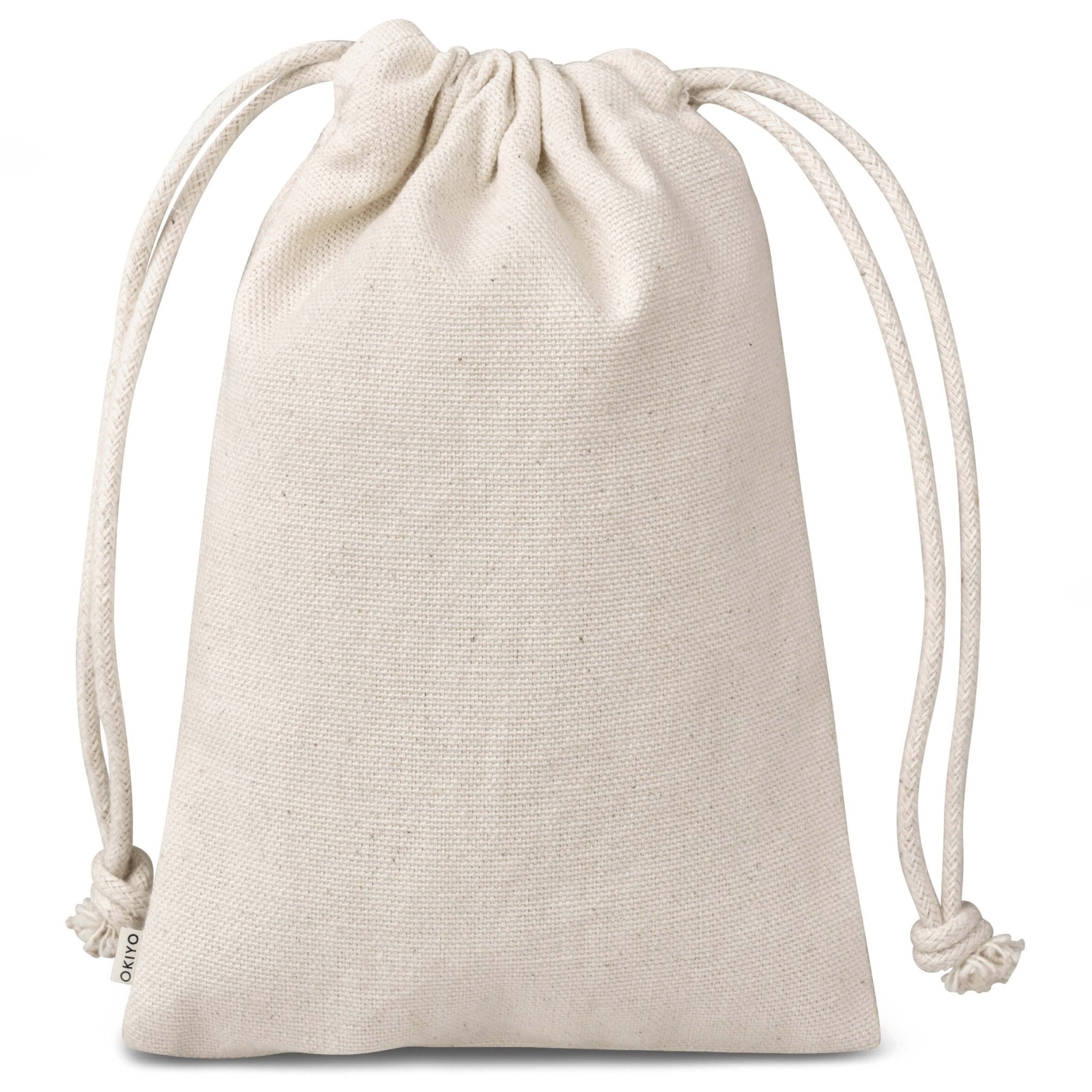 Okiyo Chikara Cotton Drawstring Pouch - 220gsm - Retail Therapy Online