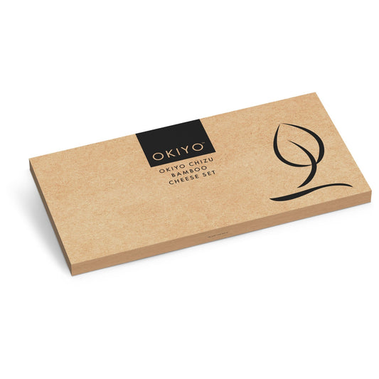 Okiyo Chizu Bamboo Cheese Board Set - Retail Therapy Online