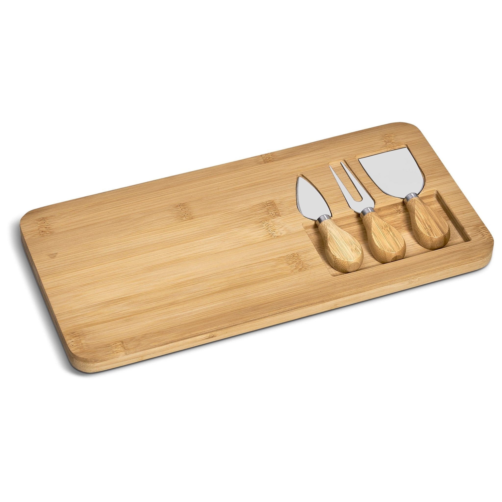 Okiyo Chizu Bamboo Cheese Board Set - Retail Therapy Online