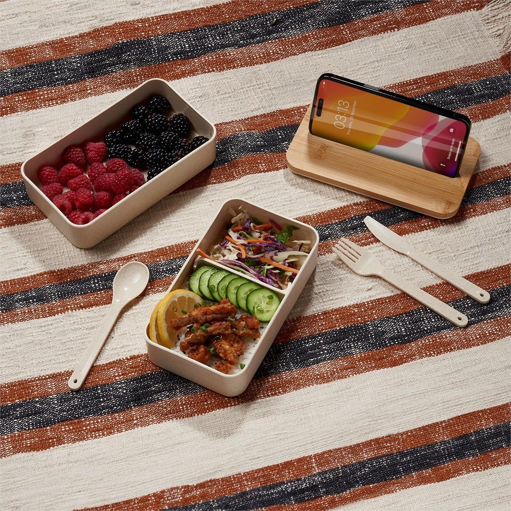 Okiyo Dura Wheat Straw & Bamboo Lunch Box Set - Retail Therapy Online