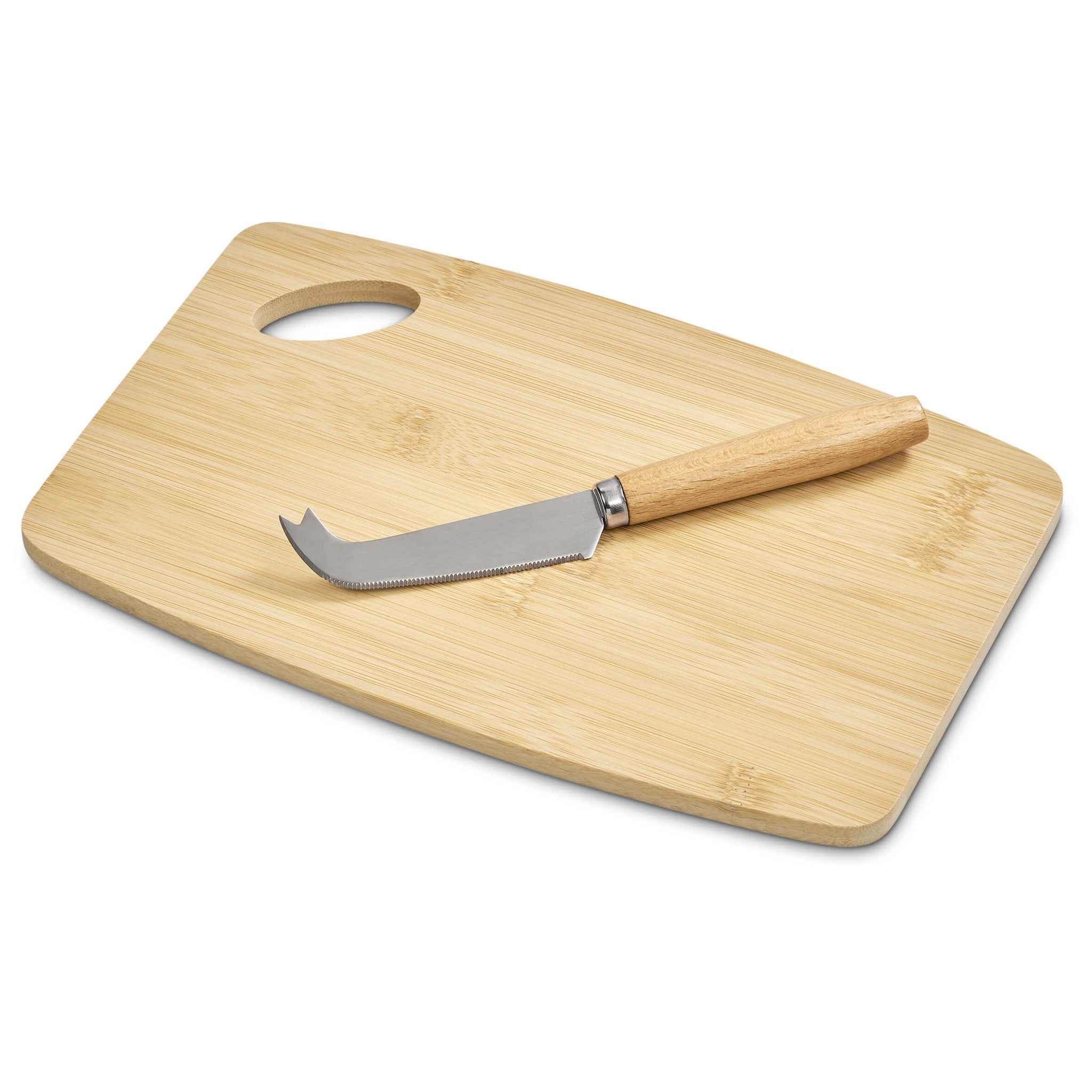 Okiyo Edamu Bamboo Cheese Board & Knife - Retail Therapy Online