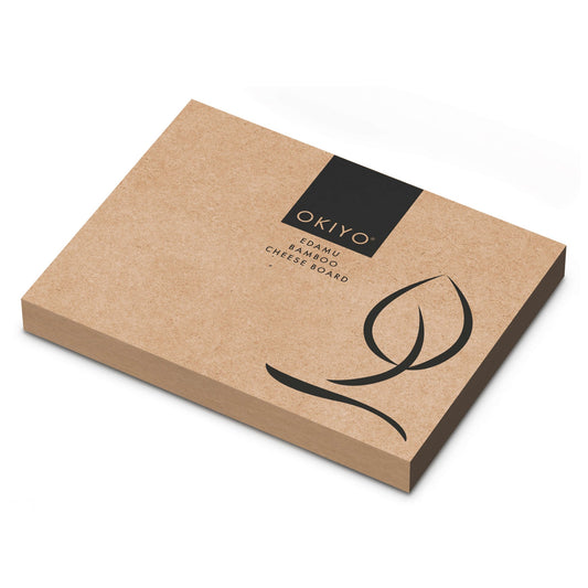 Okiyo Edamu Bamboo Cheese Board & Knife - Retail Therapy Online
