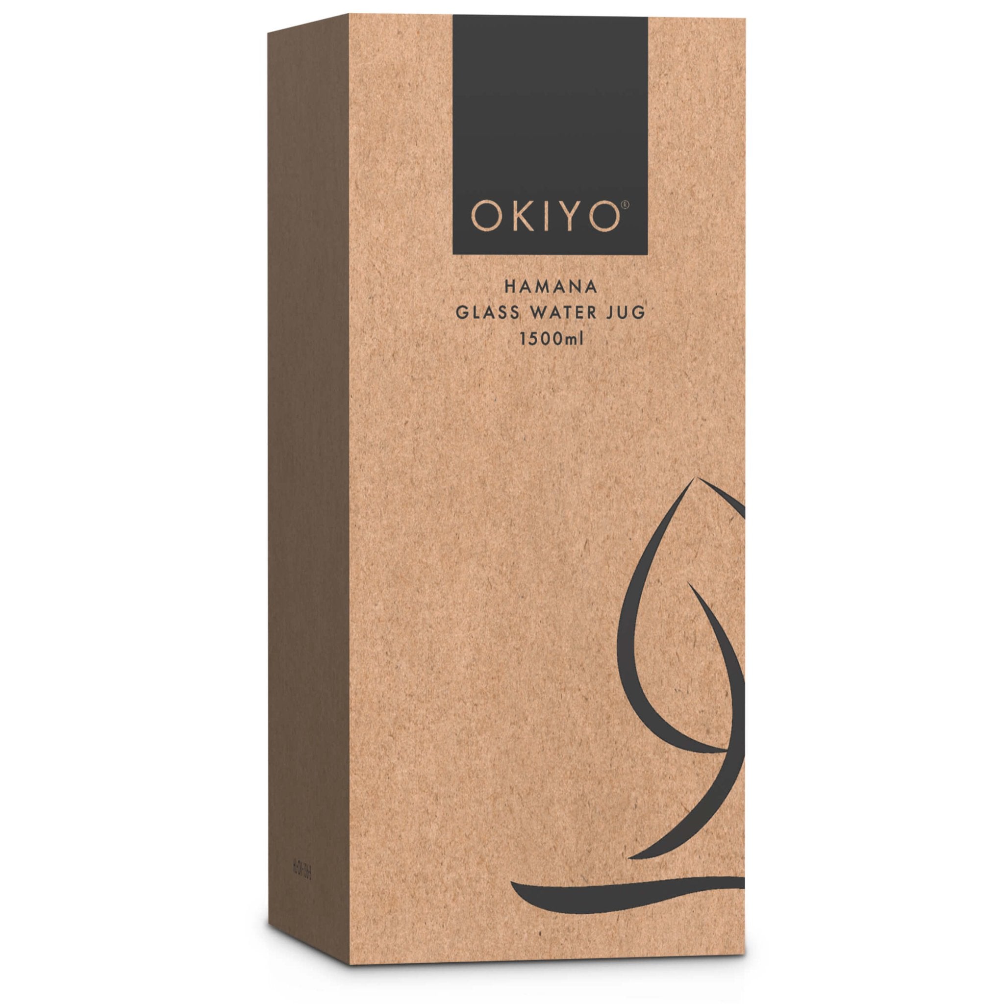 Okiyo Hamana Glass Water Jug - 1500ml - Retail Therapy Online