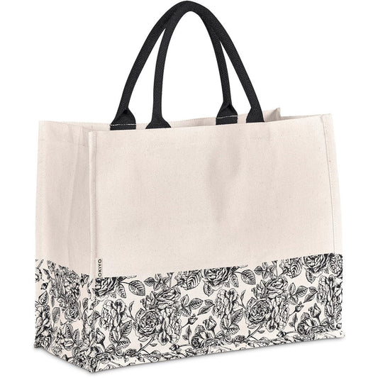 Okiyo Hana Printed Cotton Tote Shopper - 320g - Retail Therapy Online