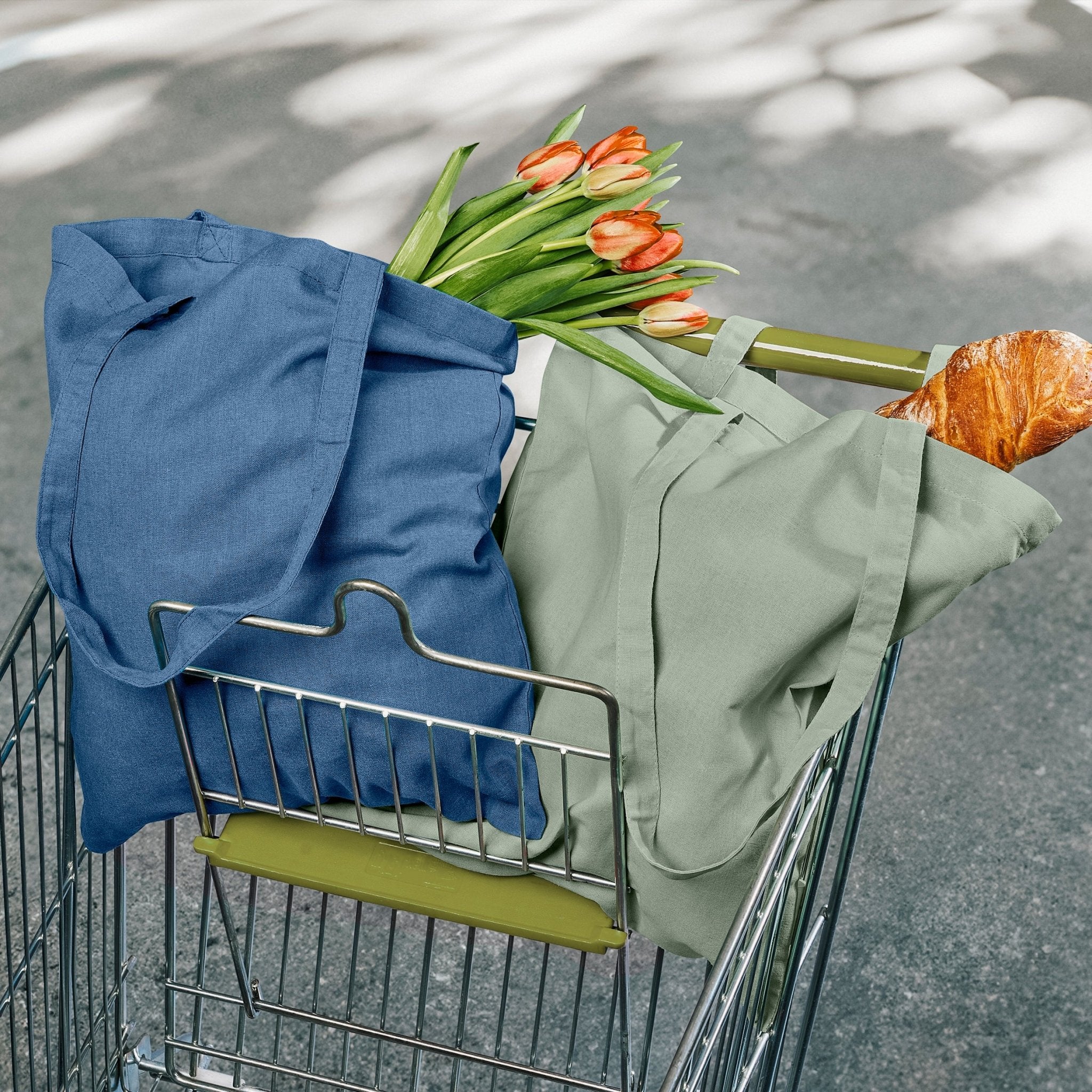 Okiyo Ito Recycled Coloured Cotton Shopper - 140gsm - Retail Therapy Online