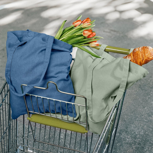 Okiyo Ito Recycled Coloured Cotton Shopper - 140gsm - Retail Therapy Online