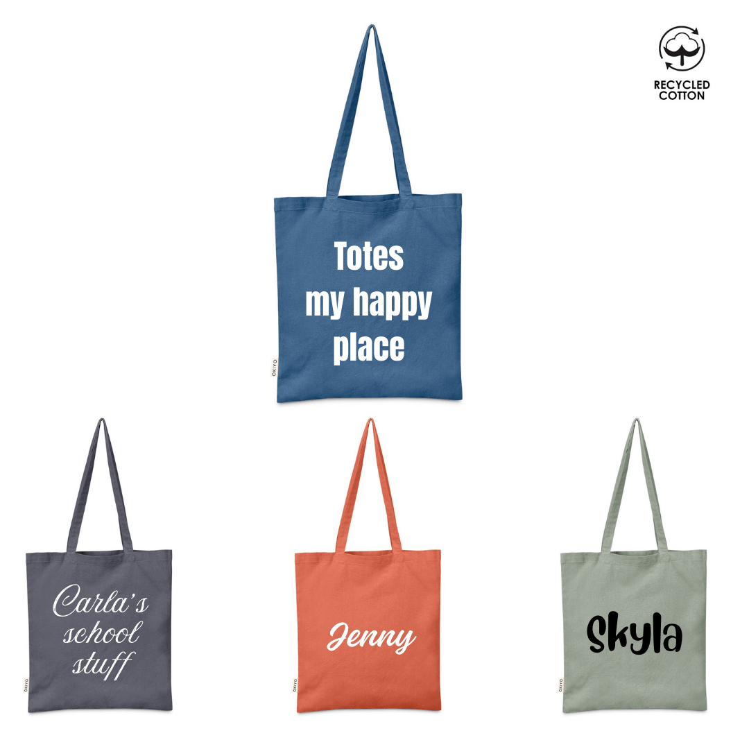 Okiyo Ito Recycled Coloured Cotton Shopper - 140gsm - Retail Therapy Online