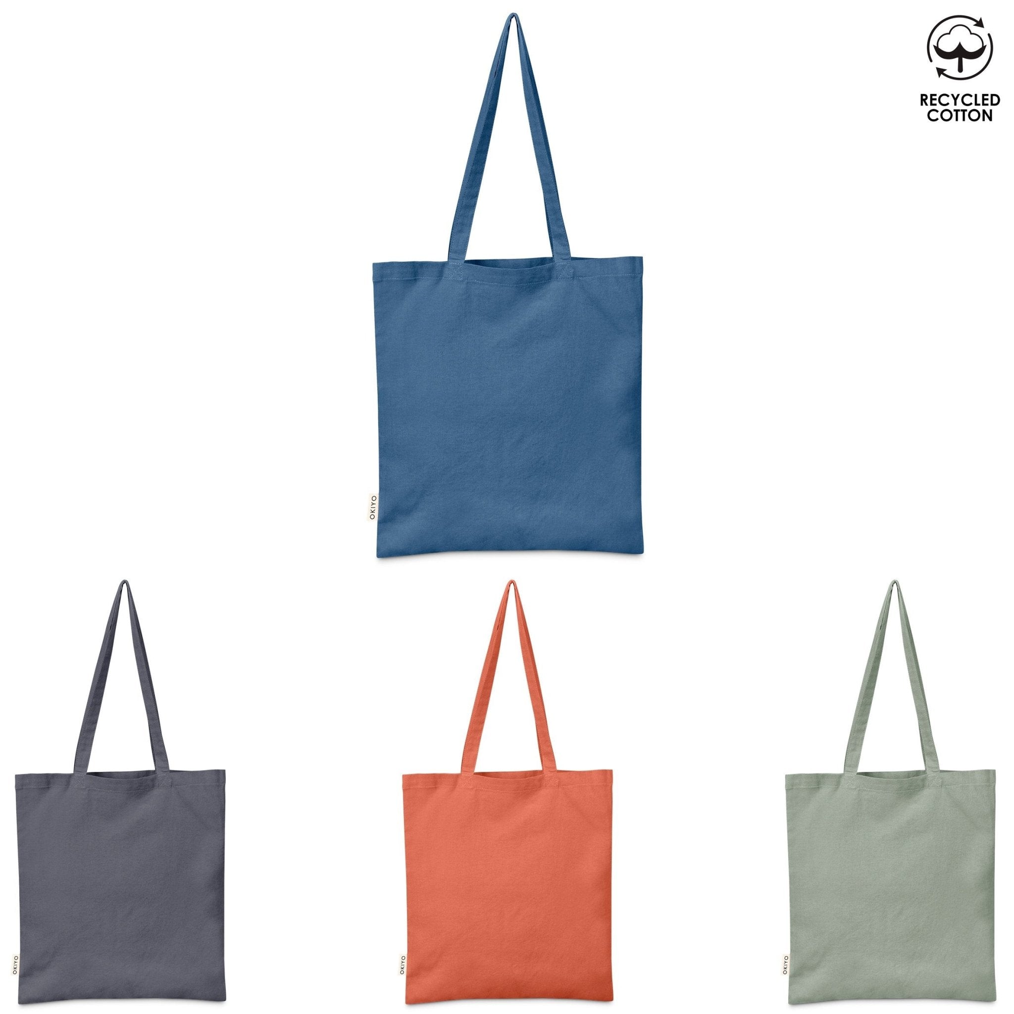 Okiyo Ito Recycled Coloured Cotton Shopper - 140gsm - Retail Therapy Online