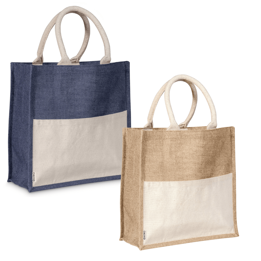 Okiyo Kachi Jute Tote - Retail Therapy Online