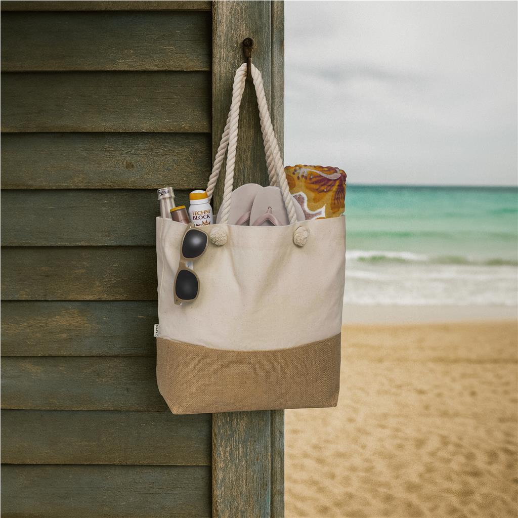 Okiyo Kaiyo Beach Cotton Tote - Retail Therapy Online