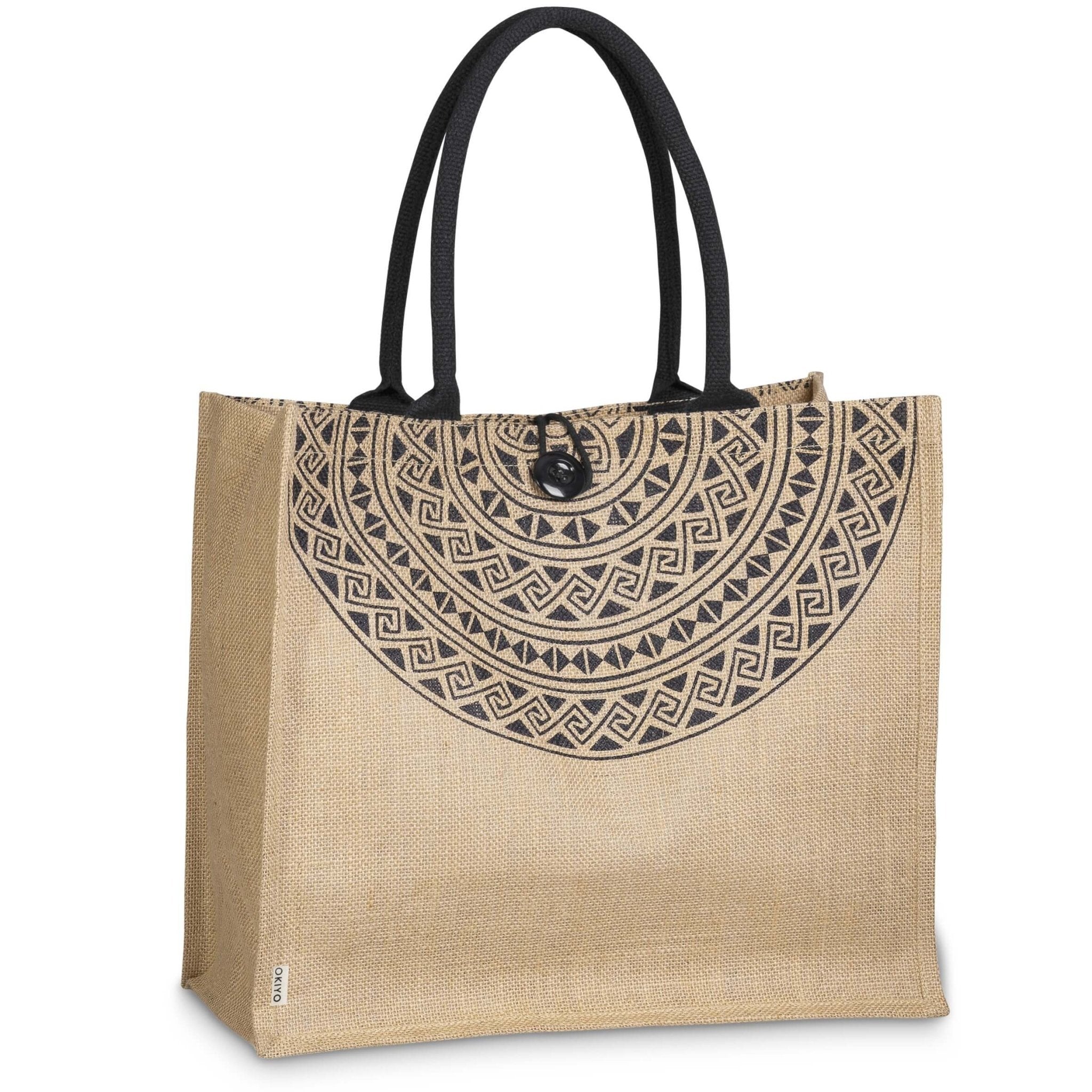 Okiyo Kashira Jute Tote - Retail Therapy Online