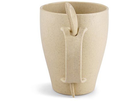 Okiyo Kawai Wheat Straw Mug & Spoon - 350ml - Retail Therapy Online