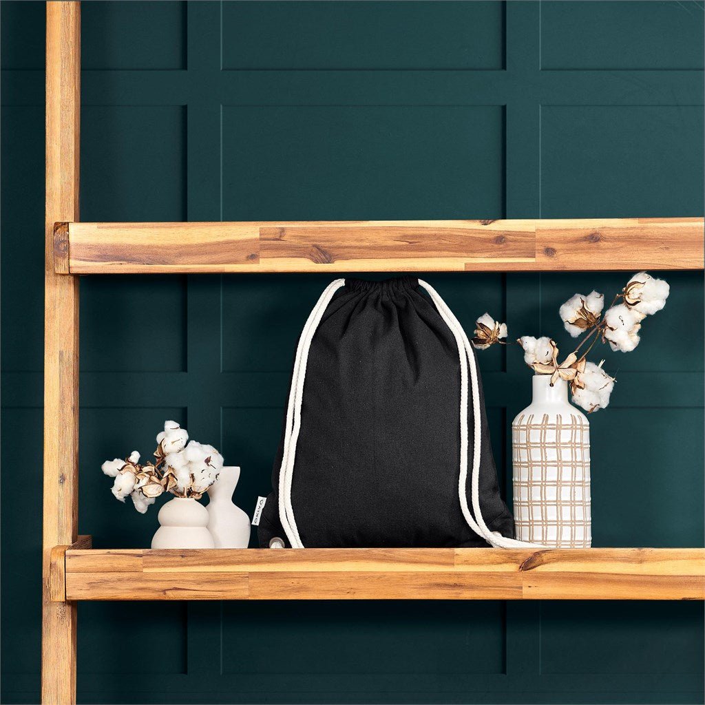 Okiyo Kinchaku Recycled Cotton Drawstring Bag - 320gsm - Retail Therapy Online