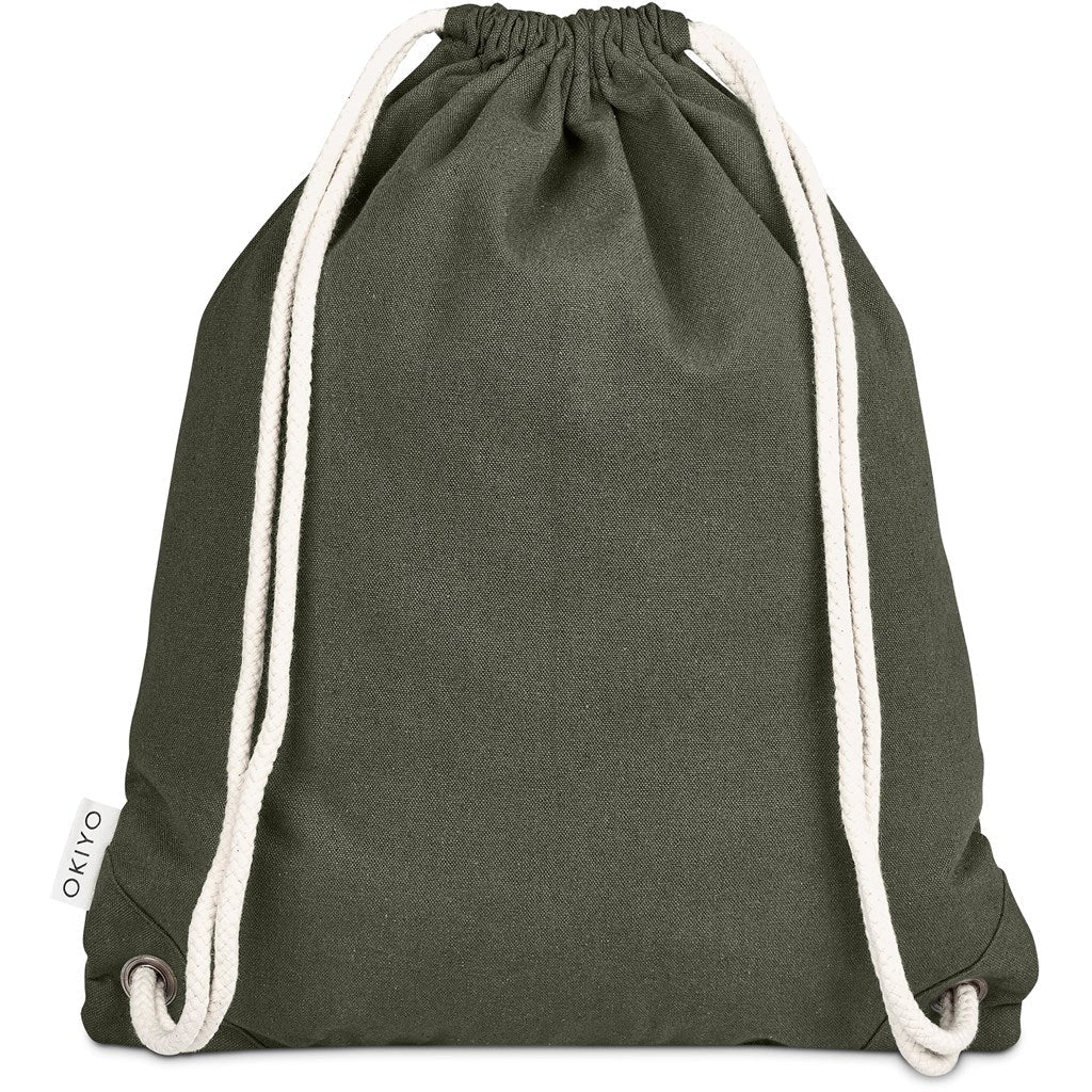 Okiyo Kinchaku Recycled Cotton Drawstring Bag - 320gsm - Retail Therapy Online