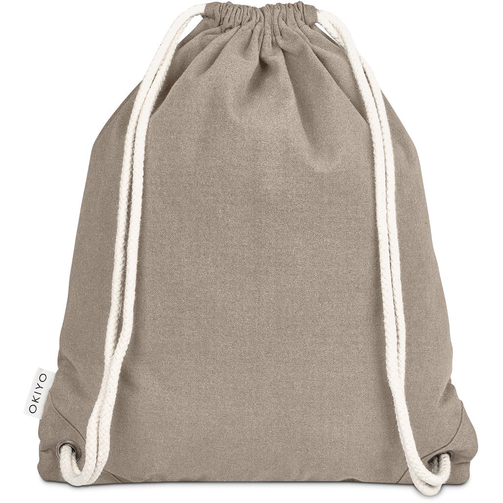 Okiyo Kinchaku Recycled Cotton Drawstring Bag - 320gsm - Retail Therapy Online