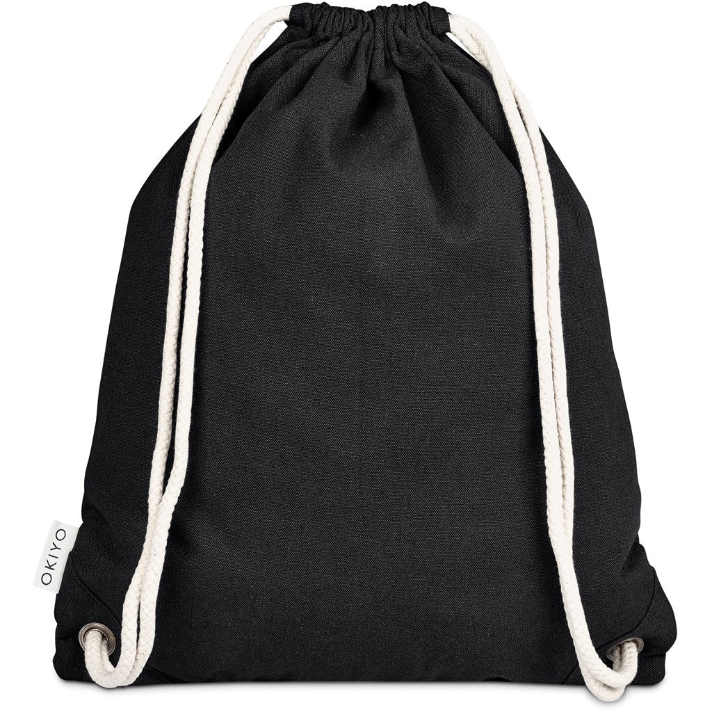 Okiyo Kinchaku Recycled Cotton Drawstring Bag - 320gsm - Retail Therapy Online