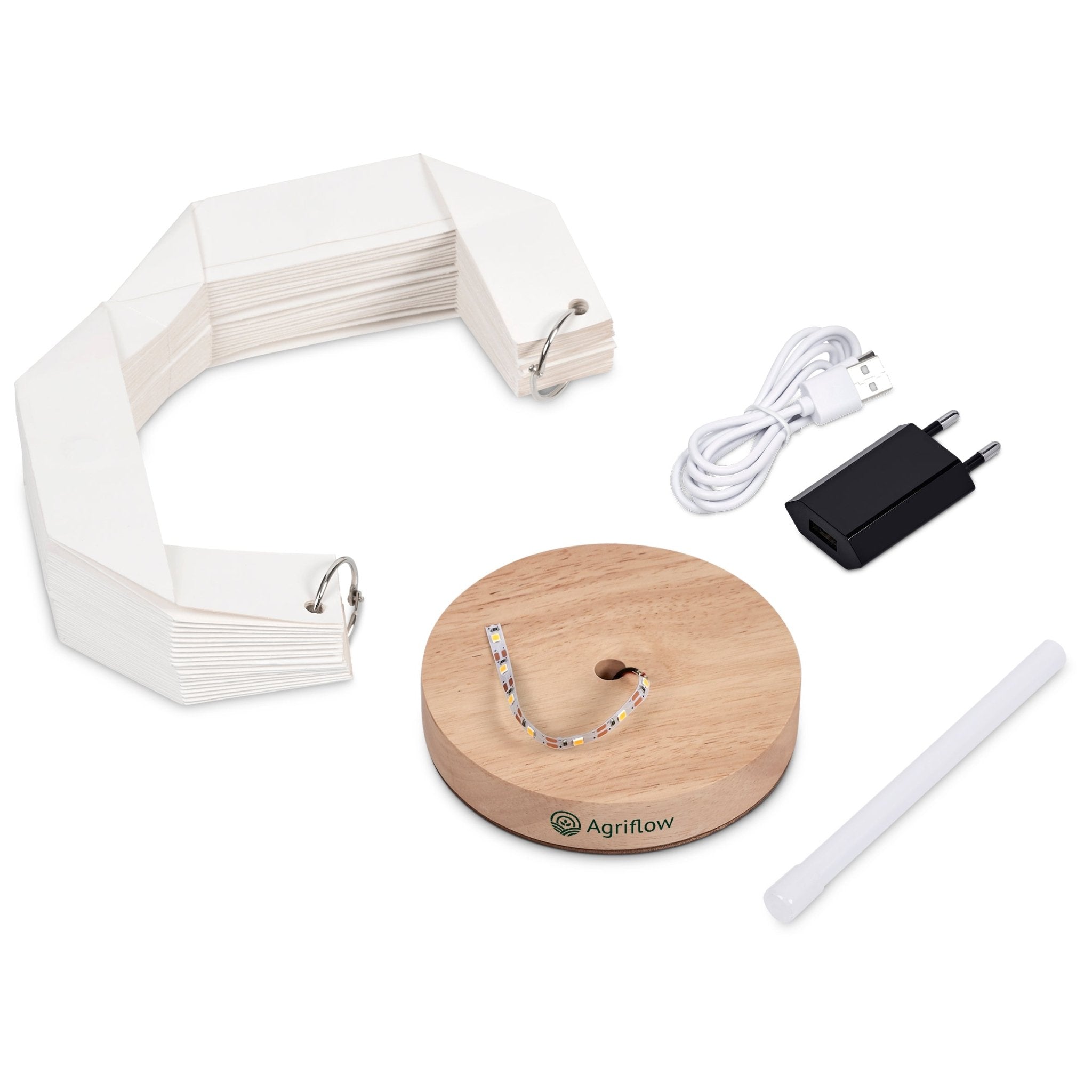 Okiyo Kosuke Wood & Paper LED Lamp - Retail Therapy Online