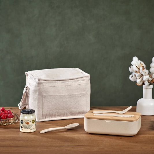 Okiyo Kura Cotton & Wheat Straw Lunch Cooler Set - Retail Therapy Online