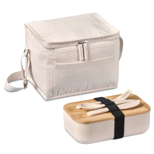 Okiyo Kura Cotton & Wheat Straw Lunch Cooler Set - Retail Therapy Online