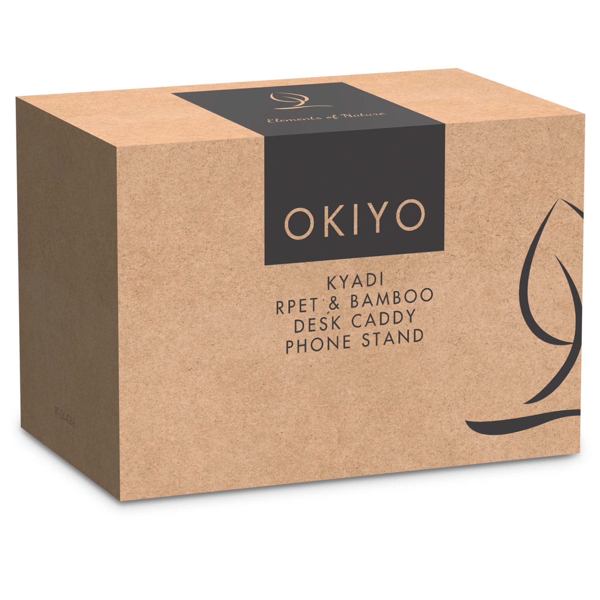 Okiyo Kyadi RPET & Bamboo Desk Caddy Phone Stand - Retail Therapy Online