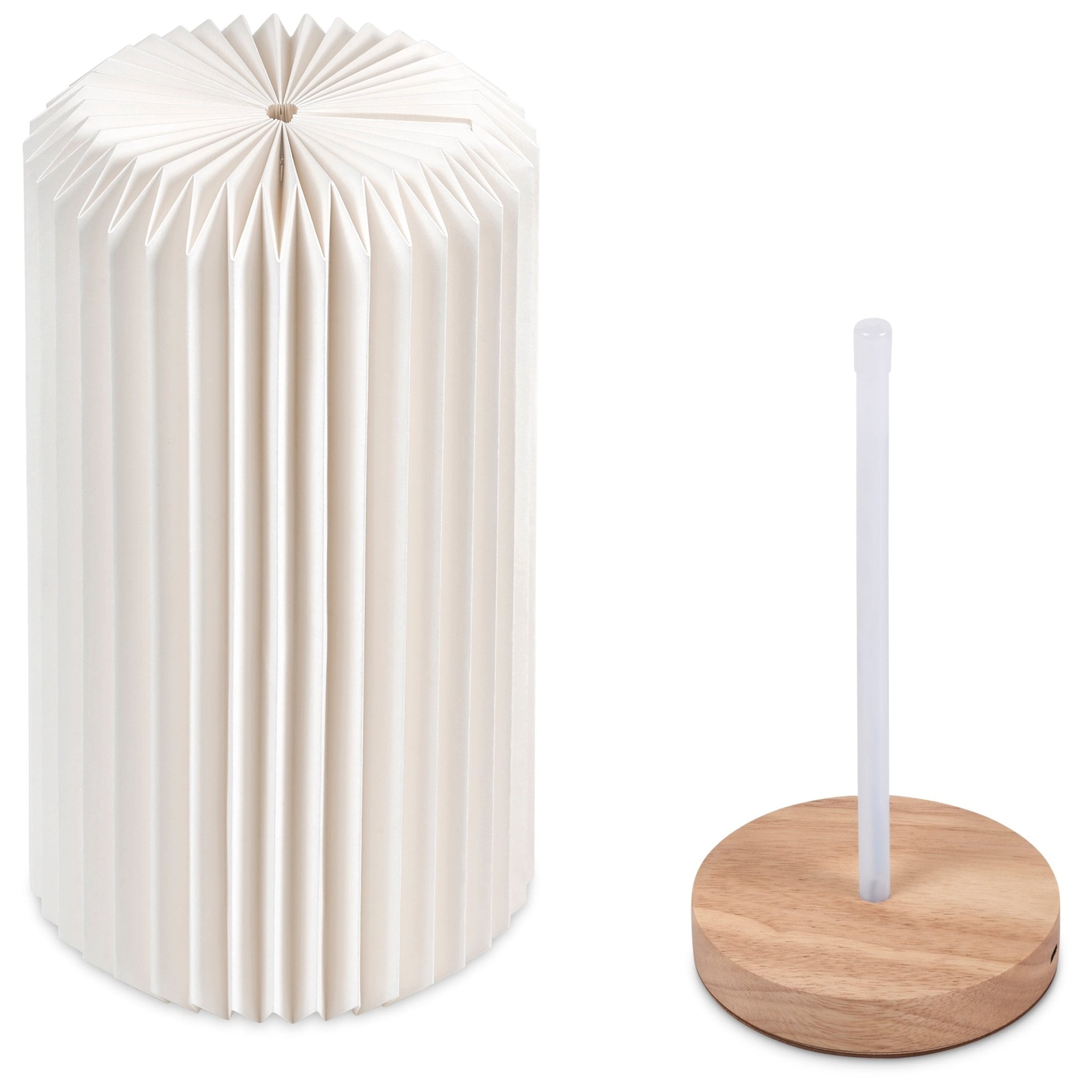 Okiyo Masumi Wood & Paper LED Lamp - Retail Therapy Online