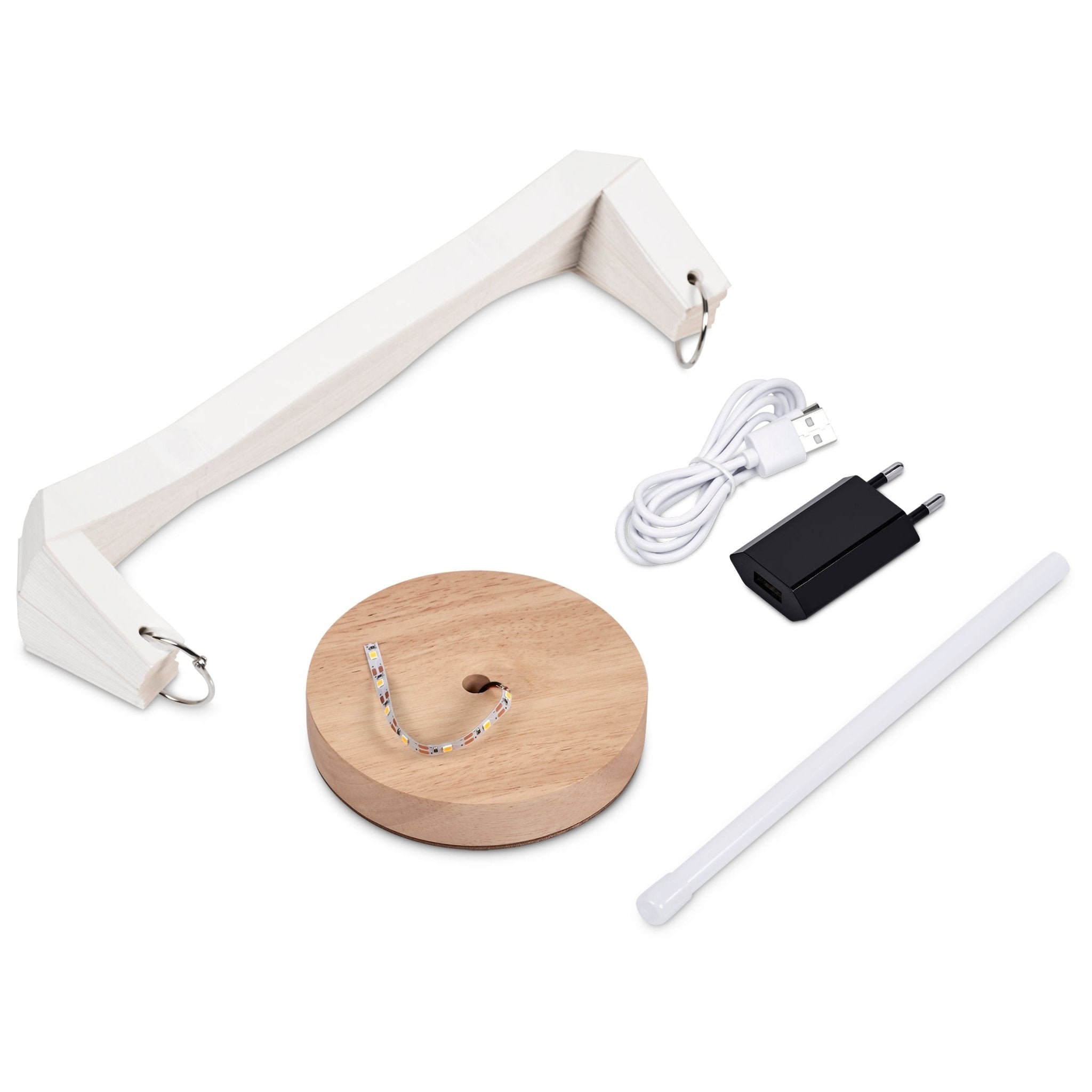 Okiyo Masumi Wood & Paper LED Lamp - Retail Therapy Online