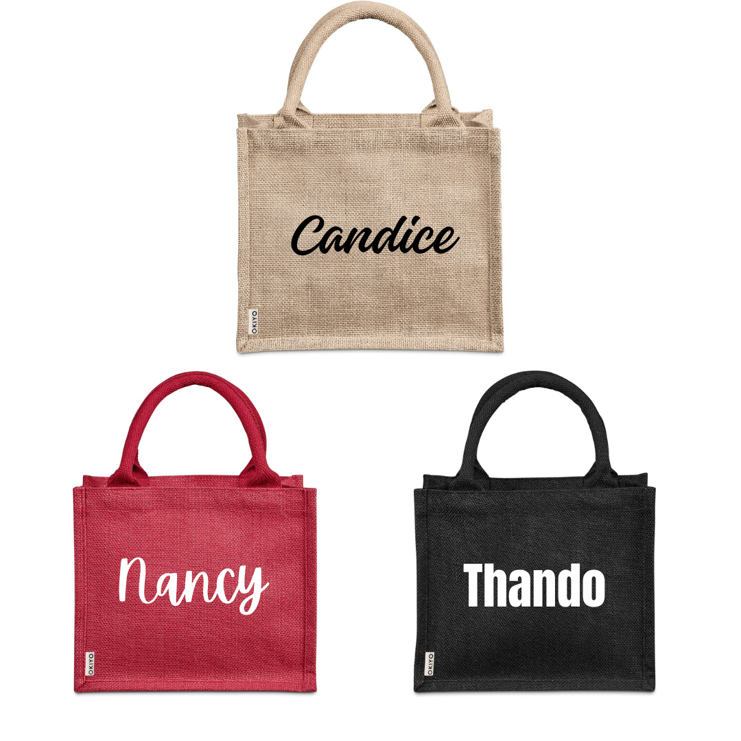 Okiyo Miyag Jute Gift Bag - Retail Therapy Online