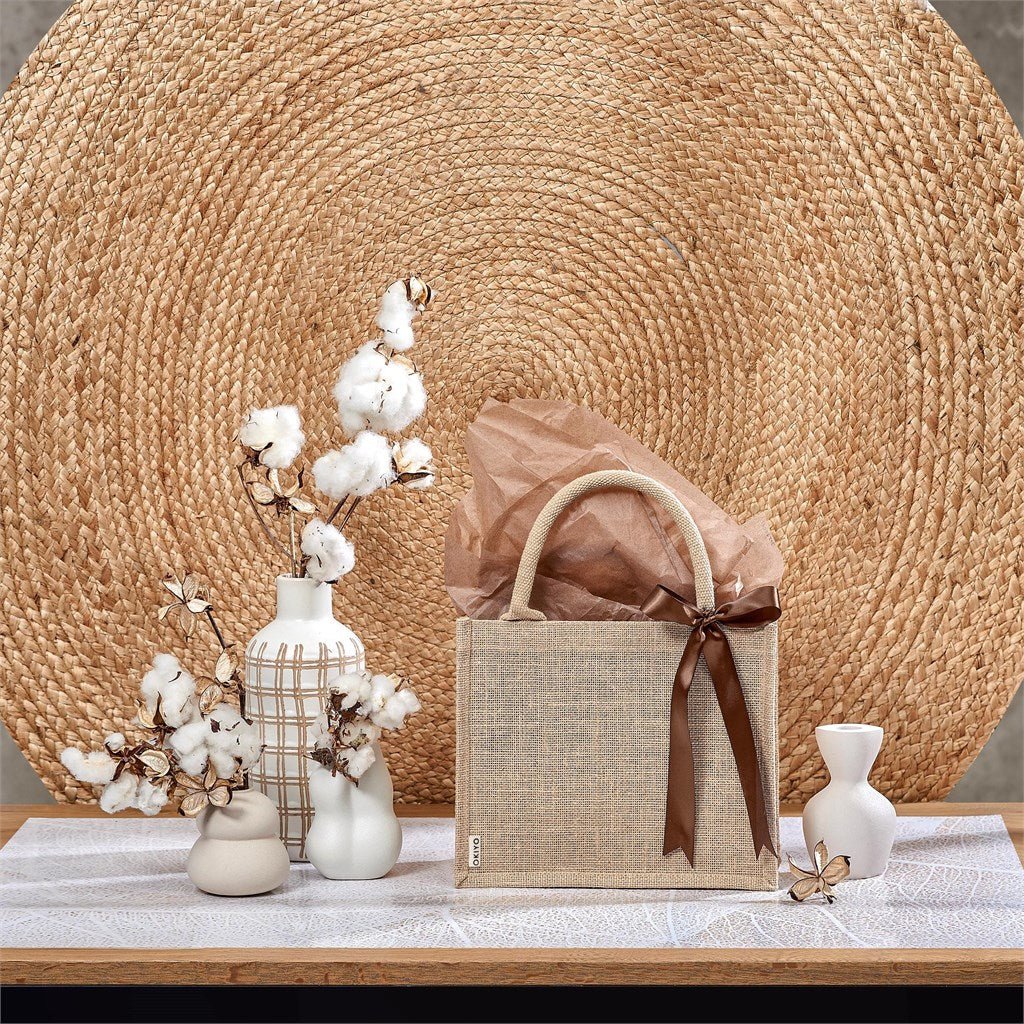 Okiyo Miyag Jute Gift Bag - Retail Therapy Online