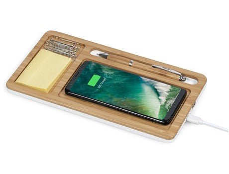 Okiyo Musen Desk Organiser With Wireless Charger - Retail Therapy Online