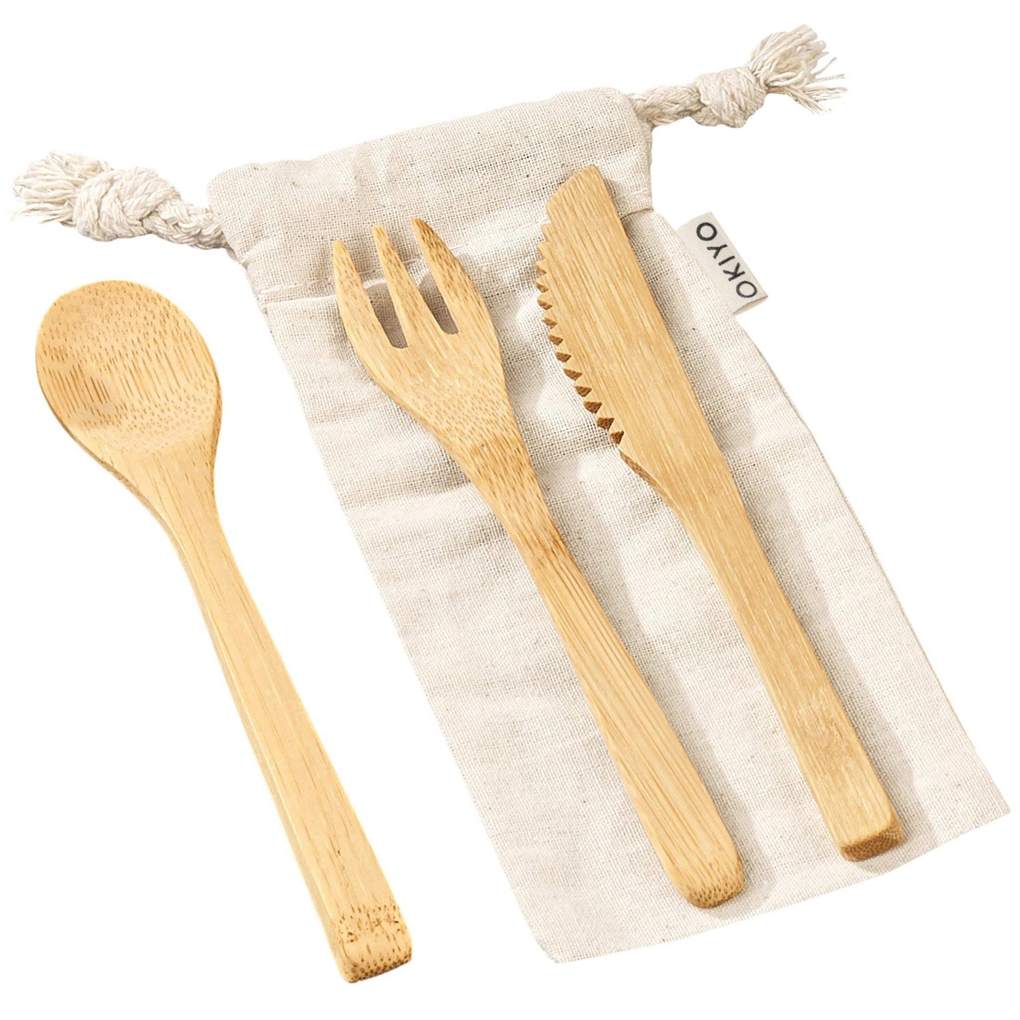 Okiyo Nakama Bamboo Cutlery Set - Retail Therapy Online