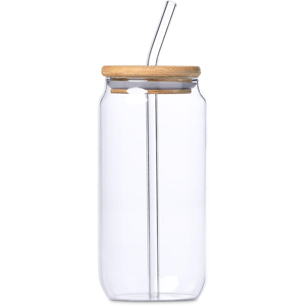 Okiyo Natsu Glass & Bamboo Tumbler & Straw - 500ml - Retail Therapy Online
